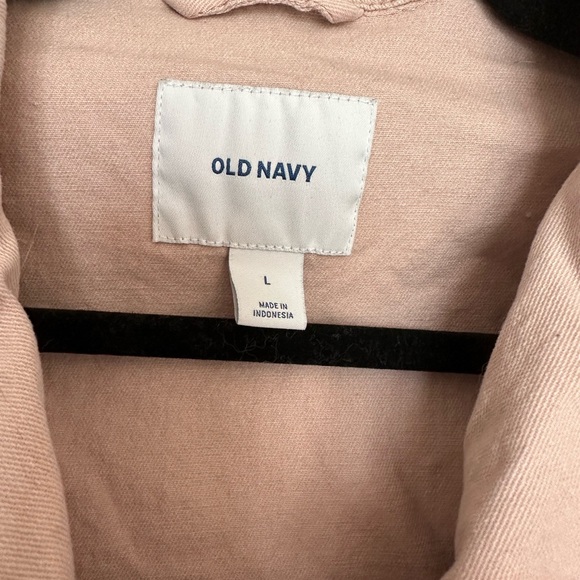 Old Navy Light Pink Denim Size Large Jacket - Picture 5 of 7
